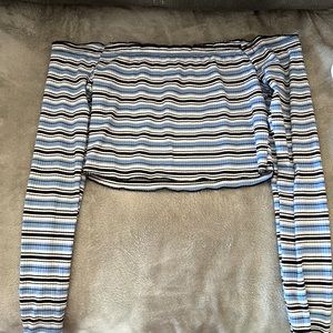 Off shoulder crop top size small